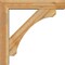 Ekena Millwork Legacy Block Rough Sawn Bracket w/ Offset Brace, Western Red Cedar, 6"W x 30"D x 30"H BKT0604X30X30LEC05RWR - alternate 2